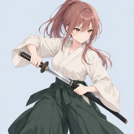drawing sword