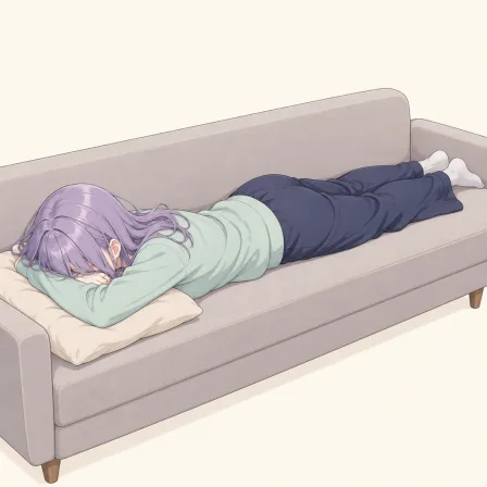 face down