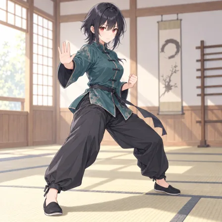 fighting stance