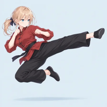 flying kick