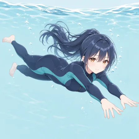 in water