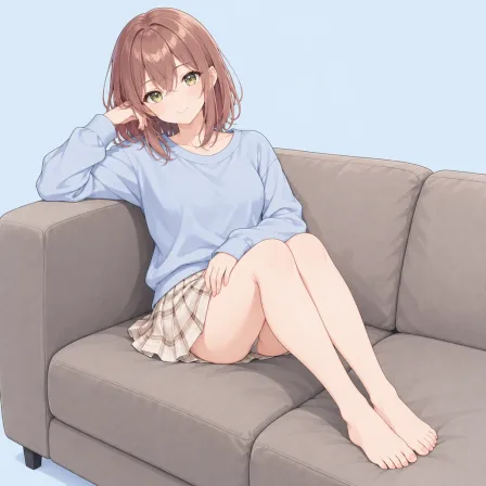 on couch