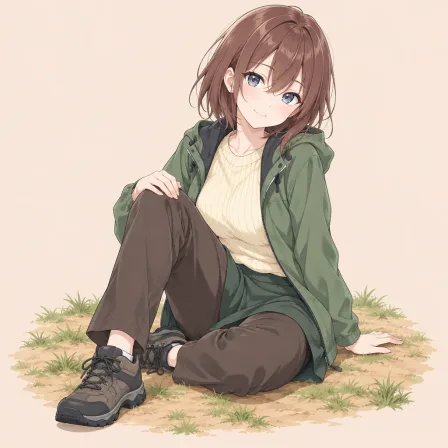 on ground