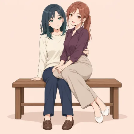 sitting on lap