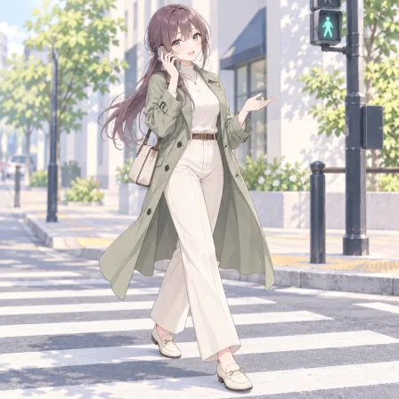 talking on phone