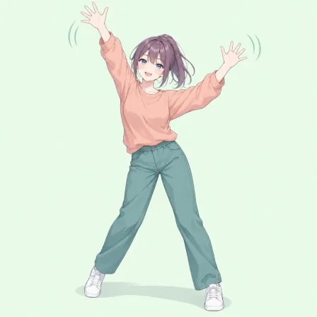 waving arms