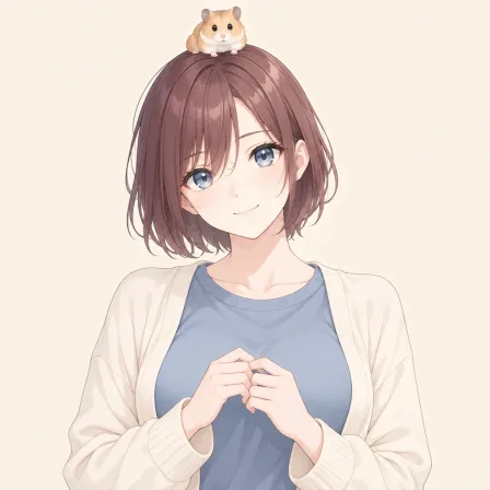 animal on head