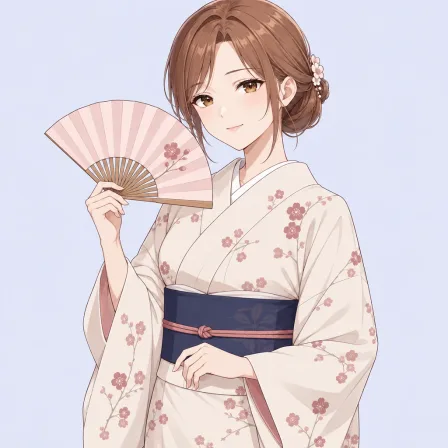 holding fan