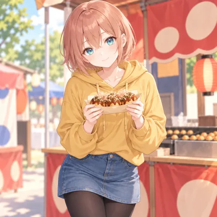 holding food
