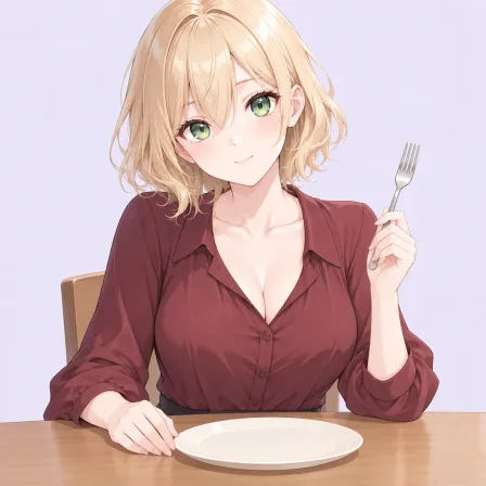 holding fork