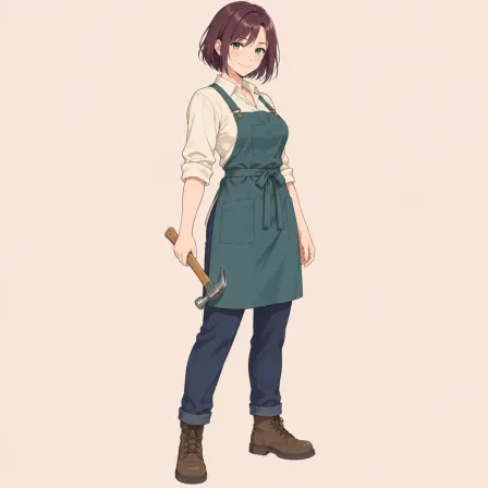 holding hammer
