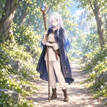 holding staff
