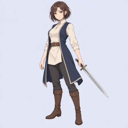 holding weapon