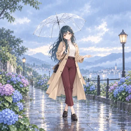 transparent umbrella