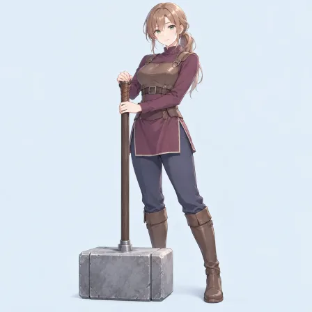 huge weapon
