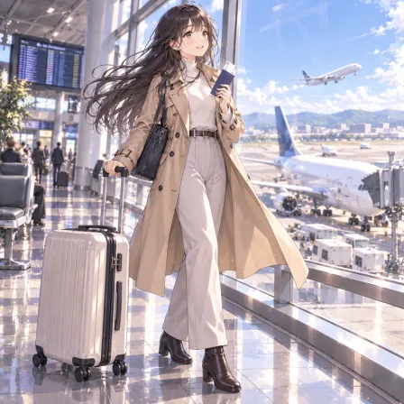 空港の出発ロビー