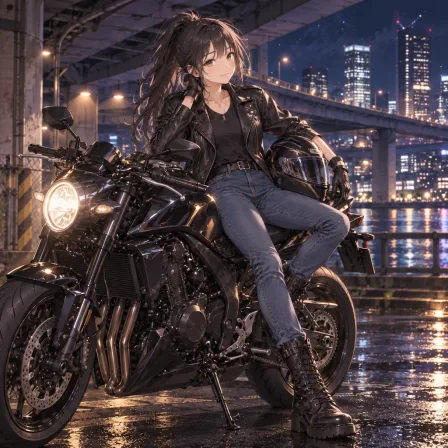 バイク乗りの夜
