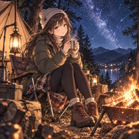 キャンプの夜