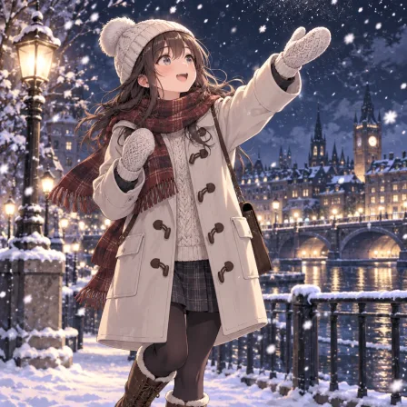 初雪の日