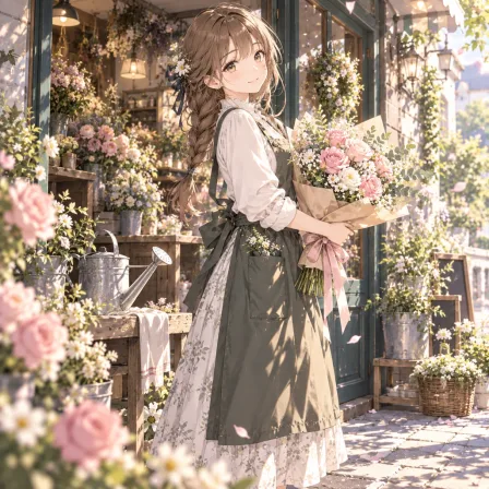 花屋の朝