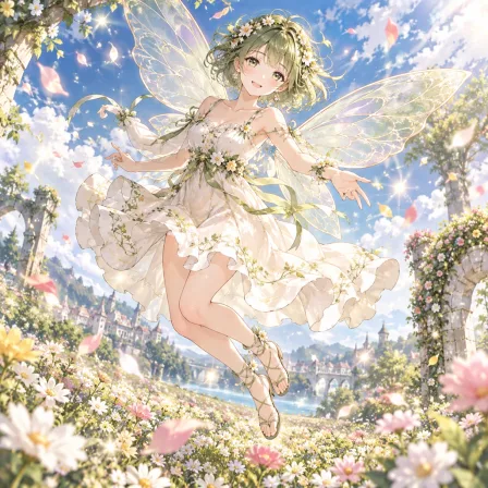 花畑の妖精