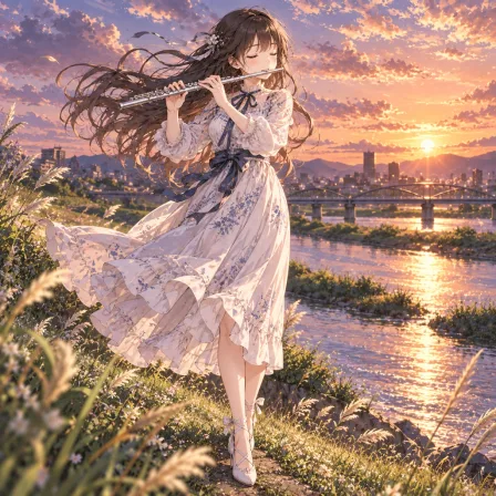 河原のフルート