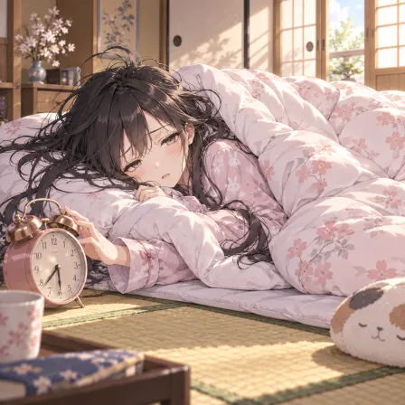 布団から出られない朝