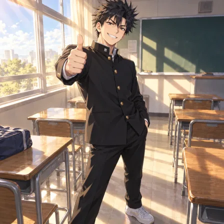 学ラン男子