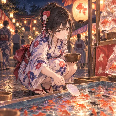 金魚すくい