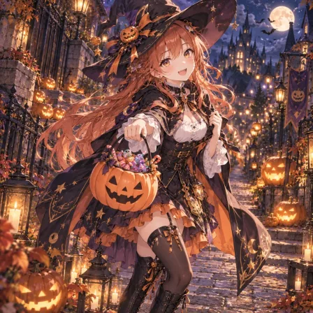 ハロウィンの魔女