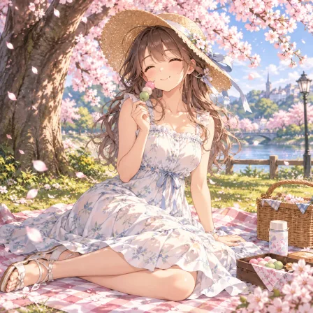 お花見ピクニック