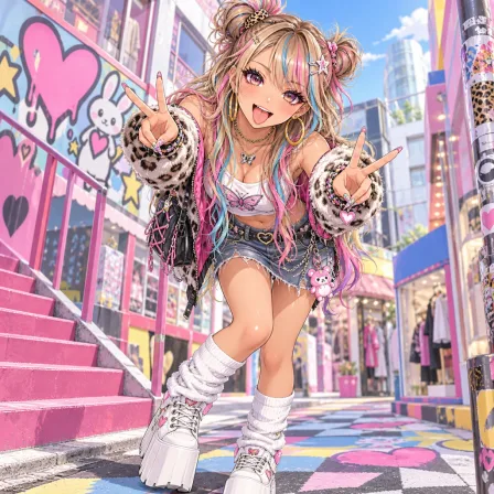 原宿カラフルギャル
