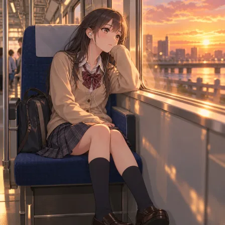 帰りの電車