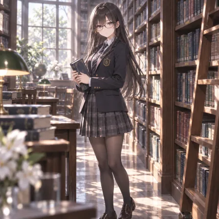 クールな図書委員