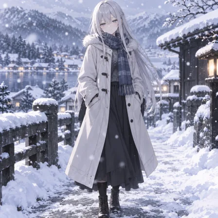 クーデレ雪国少女
