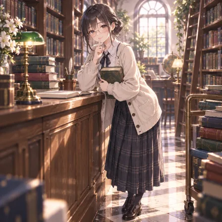 静かな司書