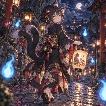 猫又の提灯
