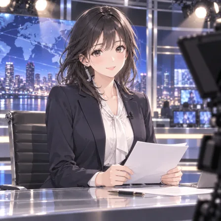 ニュースキャスター