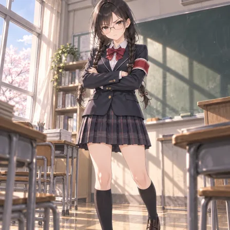 真面目な学級委員長