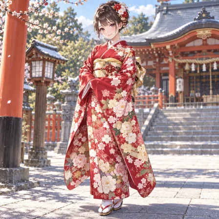 成人式の振袖