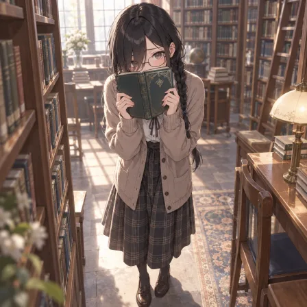内気な文学少女