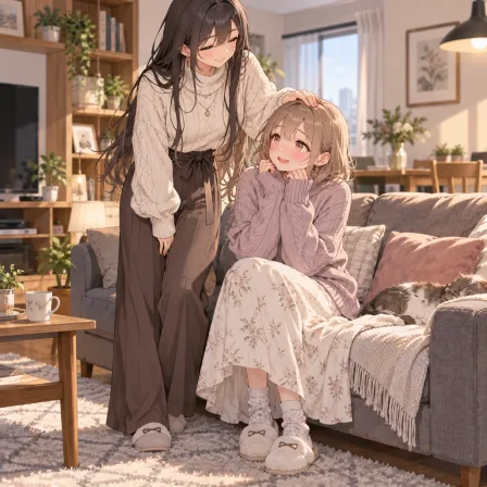 姉妹の日常