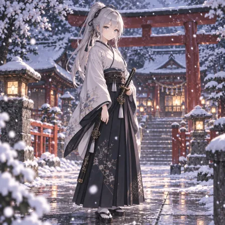 無口な剣士