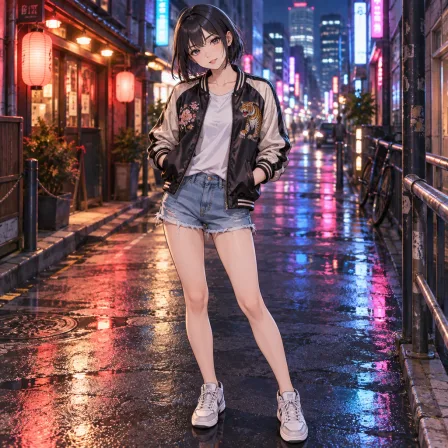 スカジャン女子