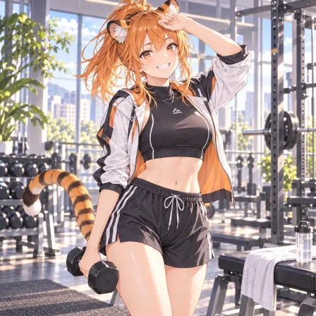 虎娘のトレーニング