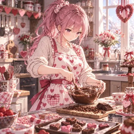 バレンタインの手作りチョコ