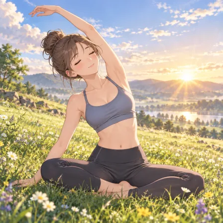 朝ヨガ