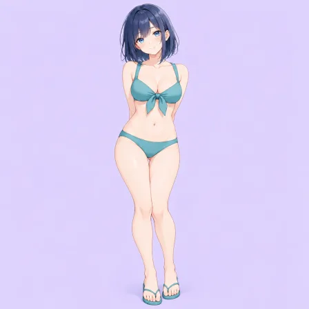 front-tie bikini top