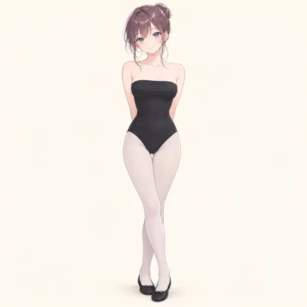 strapless leotard
