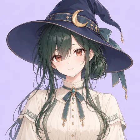 crescent hat ornament